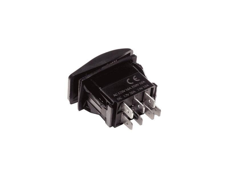 Progressive Automations Rocker Switch Momentary - 20A - Red LED - Waterproof