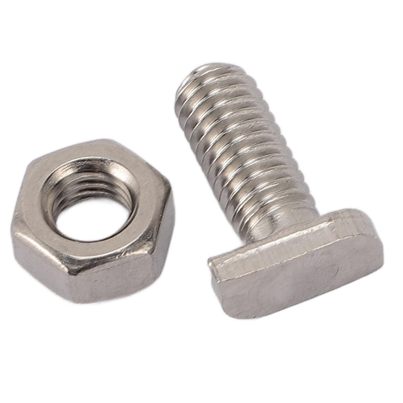 50pcs Greenhouse Bolts Nuts Set, Stainless Steel Greenhouse Bolts and Nuts M6X14 Bolts and M6 Hex Nuts for Outdoor Plant Gardening Installing and Fixing Greenhouse