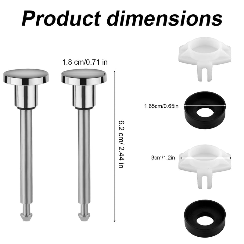 2pcs Tub Spout Diverter Repair Kit, Including 2 Diverter Valve Stems 2 Seals and Diverter Gates Shower Diverter Repair Kit Leaky Bathtub Faucet Repair Kit Bathtub Spout Repair Kit Chrome Silver