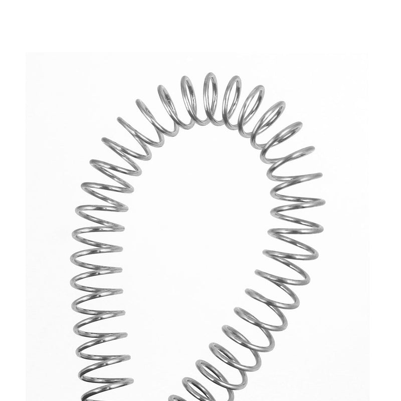 uxcell Compression Spring,304 Stainless Steel,8mm OD,0.8mm Wire Size,305mm Free Length,Silver Tone