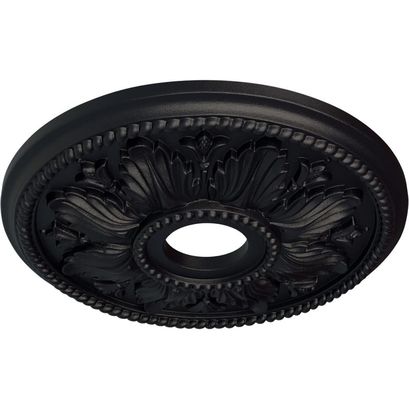 Ekena Millwork CM18ED1SGS Edinburgh Ceiling Medallion, Steel Gray Steel Gray (Metallic Series)