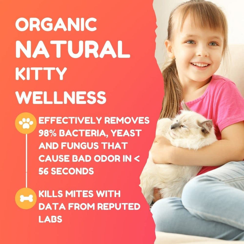 Petglow Ear Mite Treatment for Cats. Organic Herbal Drops Cat Ear Infection Cleaner for Mites. - PawsPlanet Australia
