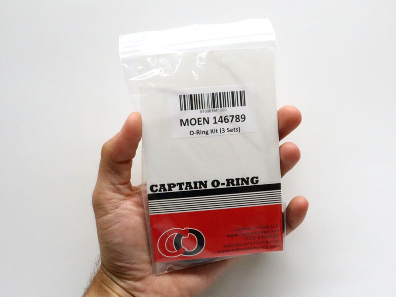 Captain O-Ring – Replacement 146789 O-Rings for Specific Moen Single-Handle Lever Kitchen Faucets (3 Sets, 6 orings)