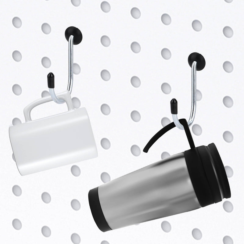 Pegboard Hook Locks, for Stopping Hooks from Falling Off, 120PCS, Black