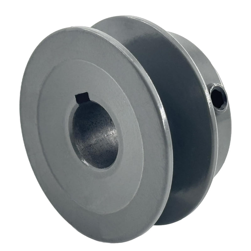 AK20-5/8 Sheaves,v Belt Pulley 5/8 inch bore 2" OD,Motor Pulley Cast Iron for A 3L 4L V-Belts,AK2058 Pulley 5/8"Bore,2"OD 1 Groove