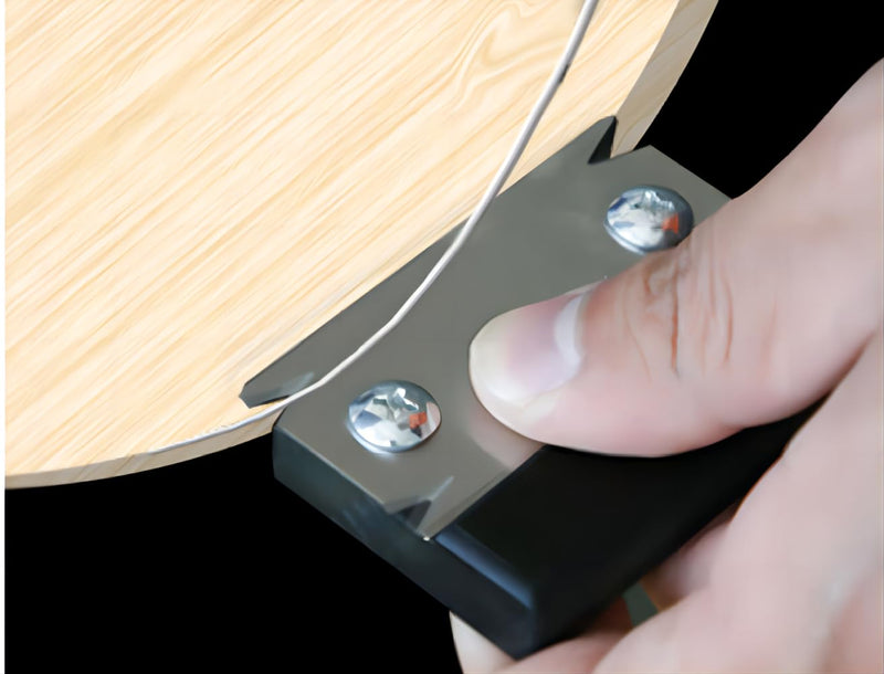 Woodworking Edge Trimmer, Hand Planer Edge Bander for Burrs,Edge Corner Planer,Wood Chamfering Fillet Scraper,Edge Banding Cutter for PVC ABS Melamine Veneer,Deburring Tool,MG-022BK Black