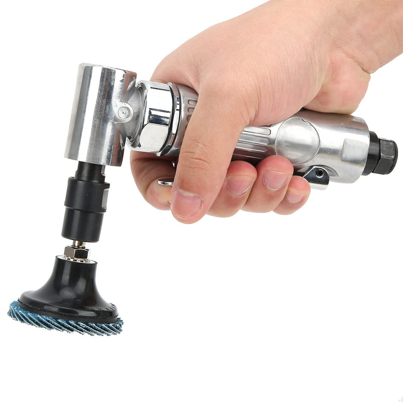 Garosa Mini Pneumatic Die Grinder 20000-25000rpm Right Angle Air Tool with Emery Disks for Car Polisher Auto Body Work