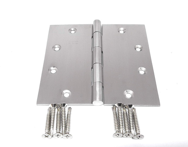 SSISKCON 5"x5" Door Hinge, Square 32D, Security NRP