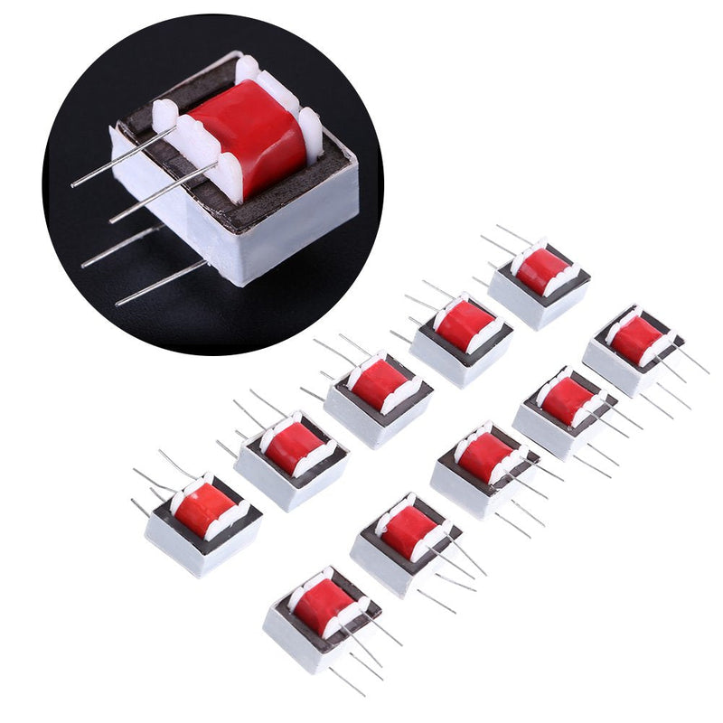 10 Pcs/Pack 600 : 600 Ohm 1:1 EI14 Isolation Transformer Audio Transformers