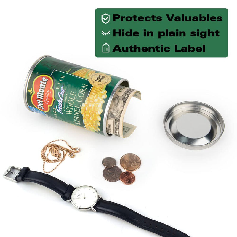 Fake Whole Kernel Corn Can Safes Diversion Secret Stash Safes Compact