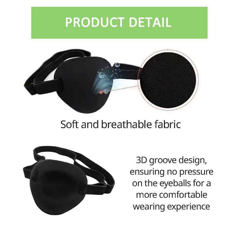 Dog Eye Patch - Single Eyepatch Protective Eye Cover for Small Medium Large Dogs Cats with Canine Eye Injuries After Surgery Wounds Doggie Missing Eye (Small) 01 - PawsPlanet Australia