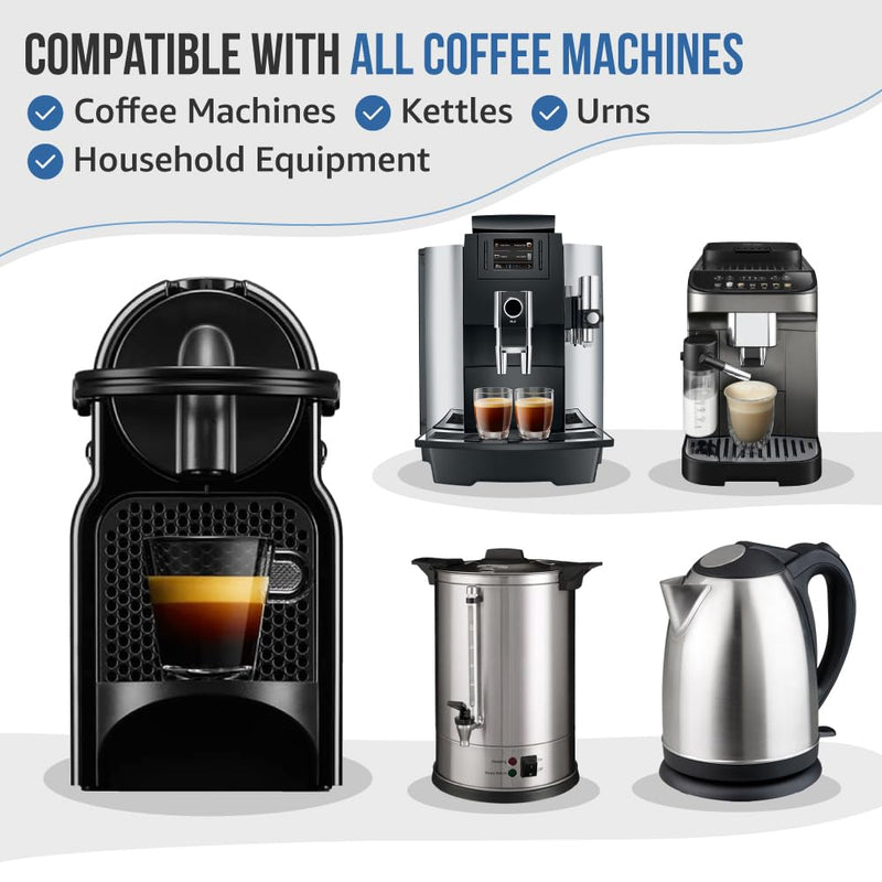 Universal Coffee Machine Descaling Solution. Coffee Machine Descaler Liquid 2 Uses. Descaler Kit. Part of your Barista Accessories Set. Compatible with Nespresso, Phillips, Lavazza, Verismo and More! 6.76 Fl Oz (Pack of 1)