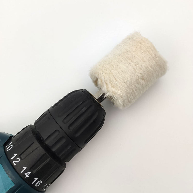 6 pcs Buffing Wheel for Drill,Buffing Pad Polishing Wheel Kits,Wheel Shaped Polishing Tool for Metal Aluminum,Stainless Steel,Chrome,Jewelry,Wood,Plastic,Ceramic,Glass,etc 6