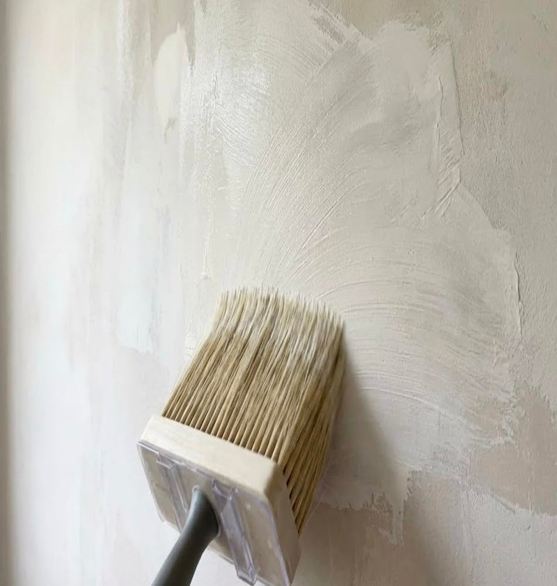 Meoded Lime Wash Brush – Professional Crosshatch Brush for Limewash & Mineral Paints, Natural Bristle Blend 30x100