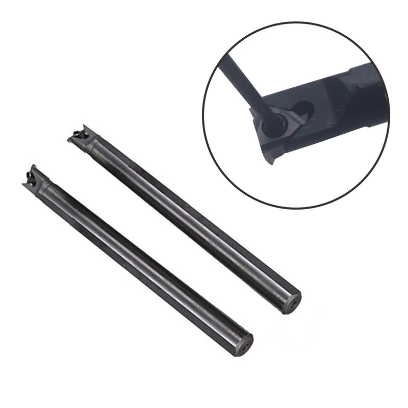 24pcs 3/8inch Lathe Threading Tool Internal Threading Tool Holder SNL0010K11 SNR0010K11 Threading Inserts 11ER AG60 11IR AG60 for Boring Bar Holder