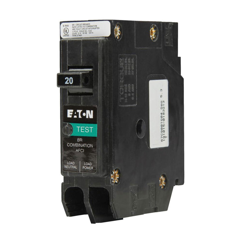 BRP115AF Eaton 15 amps Combination AFCI Single Pole Circuit Breaker, Black