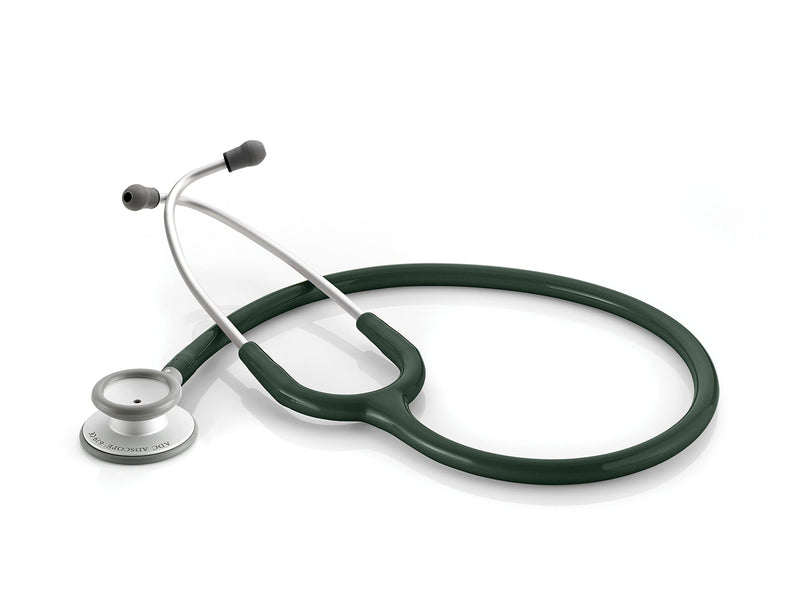 ADC - 619DG Adscope Lite 619 Ultra Lightweight Clinician Stethoscope with Tunable AFD Technology, Dark Green