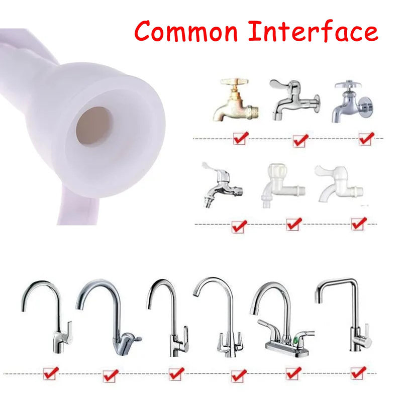 9.84ft/3m Sink Spray Hose,Portable Sink Hose Faucet Sprayer,Shampoo Sprayer Handheld Hose Faucet Shower Head Spray Hose for Bathing Baby,Pets,Washing Hair,Rinsing Vegetables,Utility Sink 3M/9.84FT