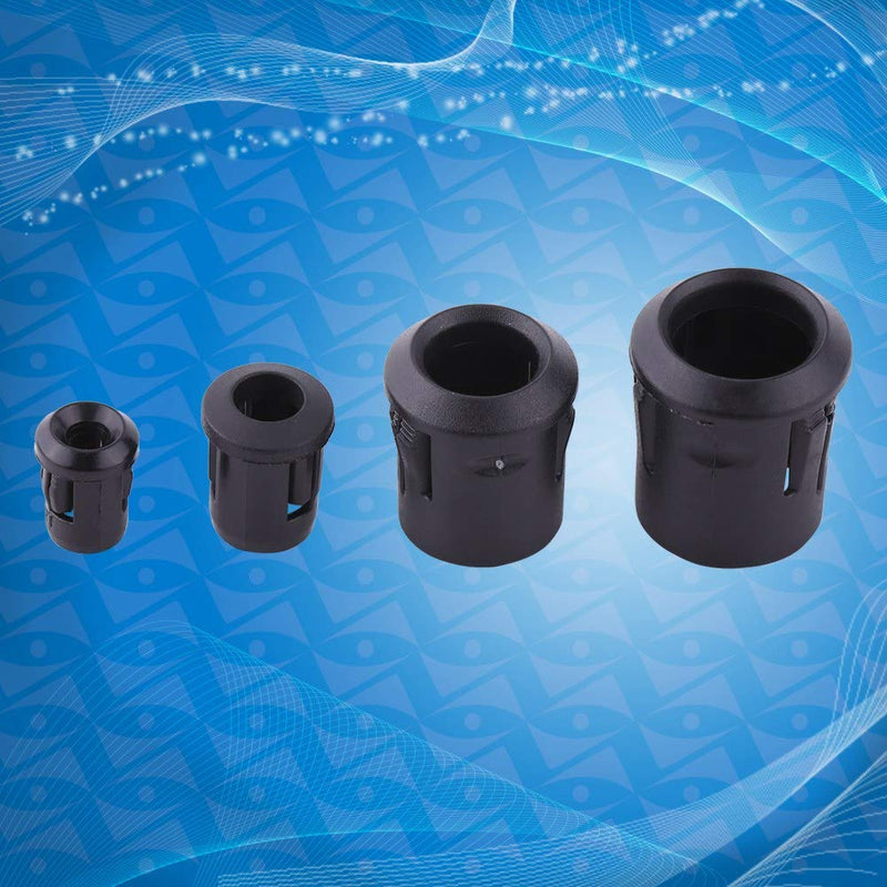 50pcs 3mm, 5mm, 8mm, 10mm LED Black Nylon Sockets Diode Holder Lamp(3mm/0.12in)