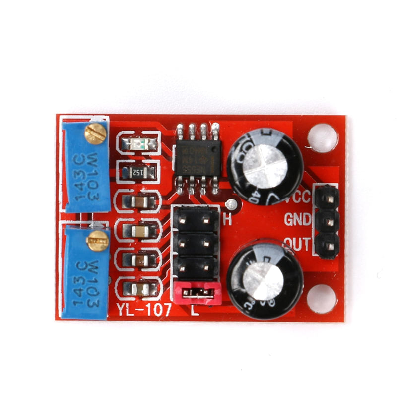 6 Pack NE555 Pulse Generator Frequency Duty Cycle Adjustable Module Square Wave Stepper Motor Driver DC5V-12V Signal Generator for Arduino DIY