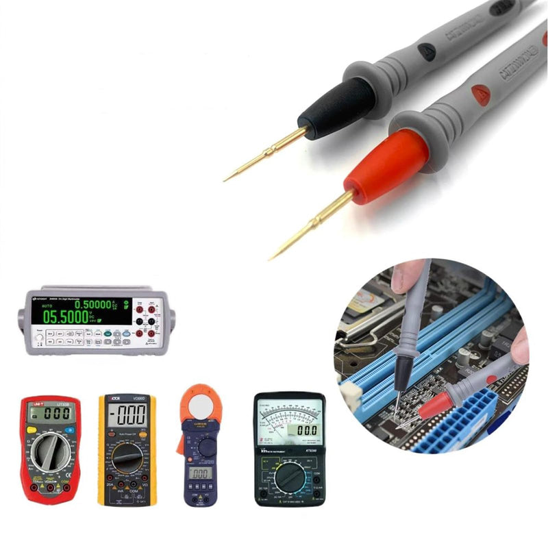 1000V 20A multimeter Leads & 2PC 1000V 10A Crocodile Clips Multimeter Test Leads 1