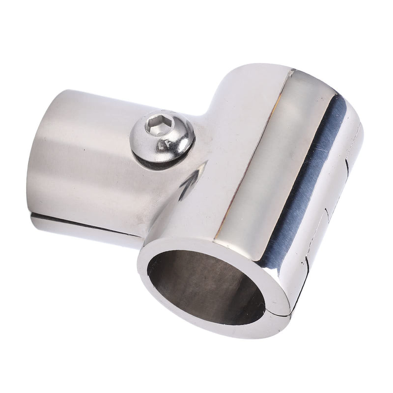 Boat Railing Hardware, Detachable Stainless Steel Boat Rail Fittings Boat Handrail Fitting Tee Stainless Steel Boat 90°Tube Fitting Boat Deck Handrail Marine Fitting Boat Rails