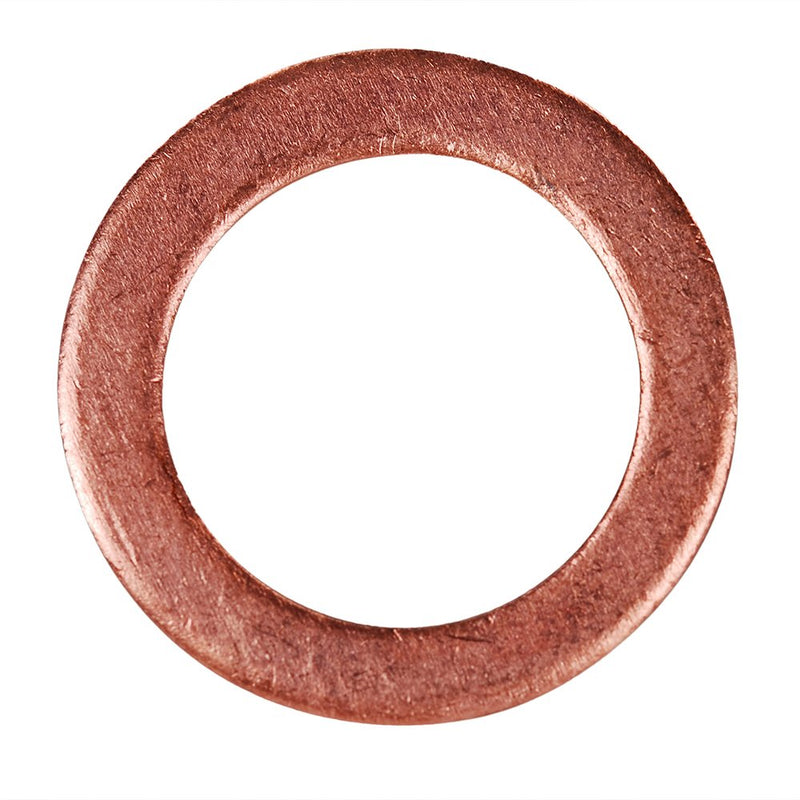 HIFROM 25pcs M12 Copper Washers Flat Ring Sump Plug Oil Seal Gasket Sealing Fitting Washers - NewNest Australia