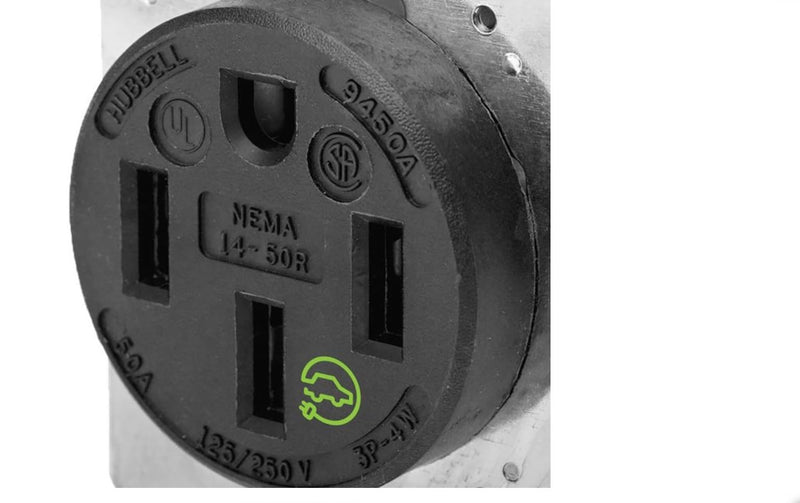 Hubbell Lighting 125V 50A 3-Pole 4-Wire Receptacle – HBL9450A