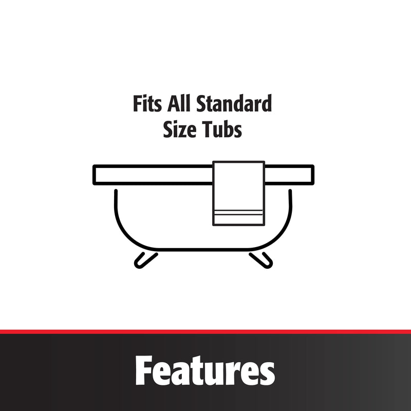 Plumb Pak K826-11PC Universal Bathtub Drain Two Hole Overflow Face Plate with Screws, Polished Chrome