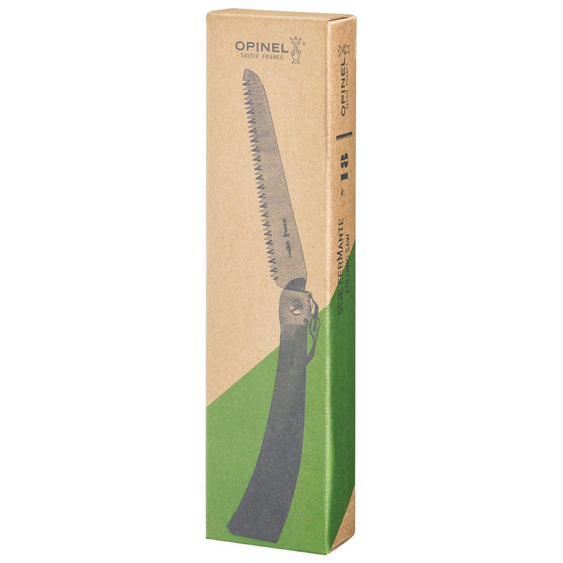 Opinel Folding Saw - Gardening and Camping Folding Carbon Steel Saw with Beechwood Handle No.18