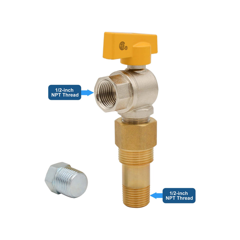 HYDRO MASTER Gas Outlet Box，1/2" NPT, Gas Supply Box，White (1/2-Inch) 1/2-Inch