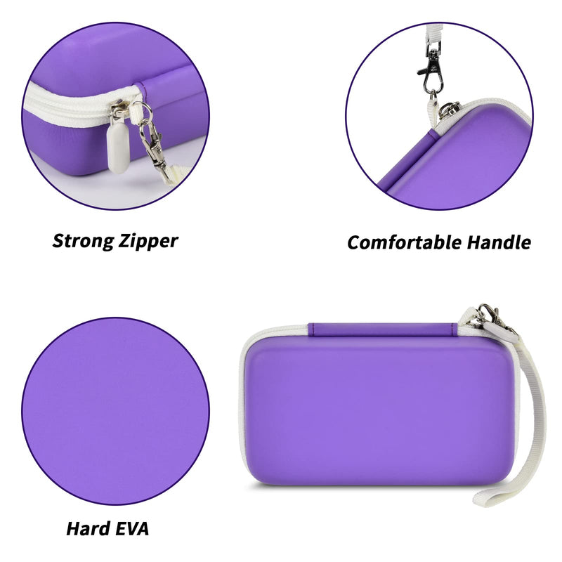 Case Compatible with 3Doodler Start+ Essentials (2022) for 3D Pen Set for Kids, Storage Organizer Holder for Printing Filament Refill and Micro-USB Charger (Box Only) Purple