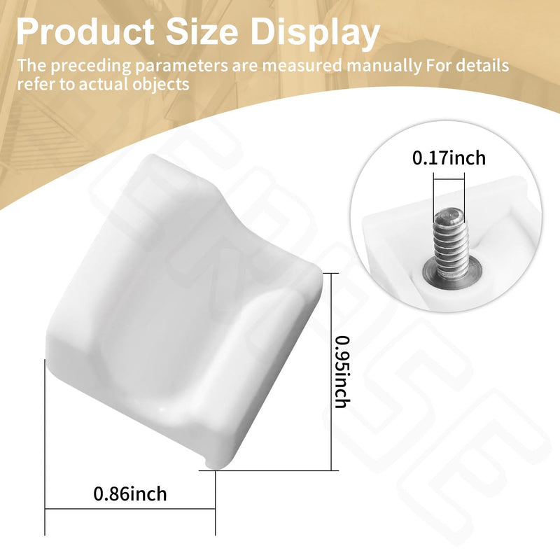 4 Pack Freezer Basket Retainer 7009399 for Sub Zero Freezer Lower Basket APS 5029 611 650 BI-30U BI-30UG 611G BI-30U - 2 Right Side and 2 Left Side