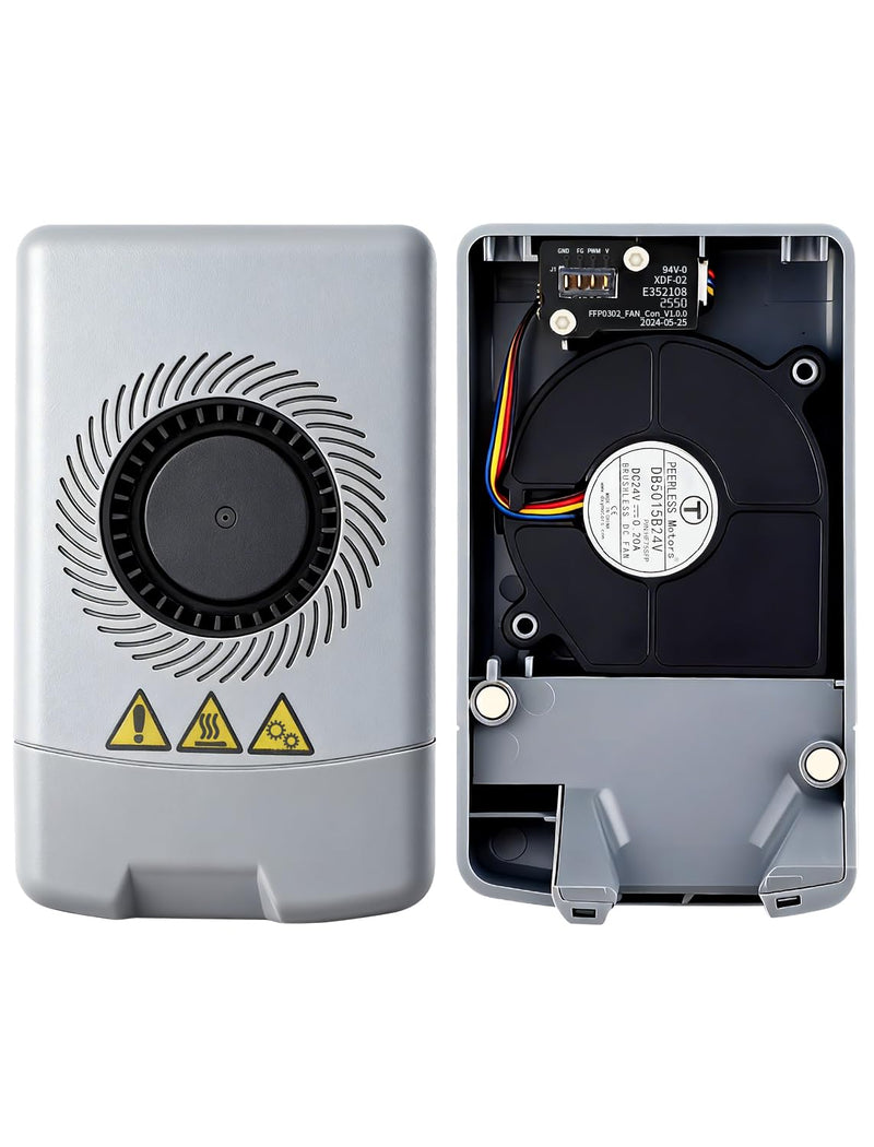 Original AD5X Extruder Front Cover with 4010 Cooling Fan Compatible with Flashforge AD5X 3D Printer, Sprinkler Front Cover Components Direct Replacement for Flashforge Ad5x Accessories