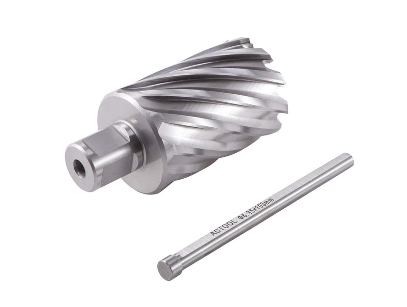 ACTOOL 1-5/8" Diameter × 2" Depth of Cut HSS ANNULAR Cutter with 3/4'' Weldon Shank 1-5/8'' x 2''