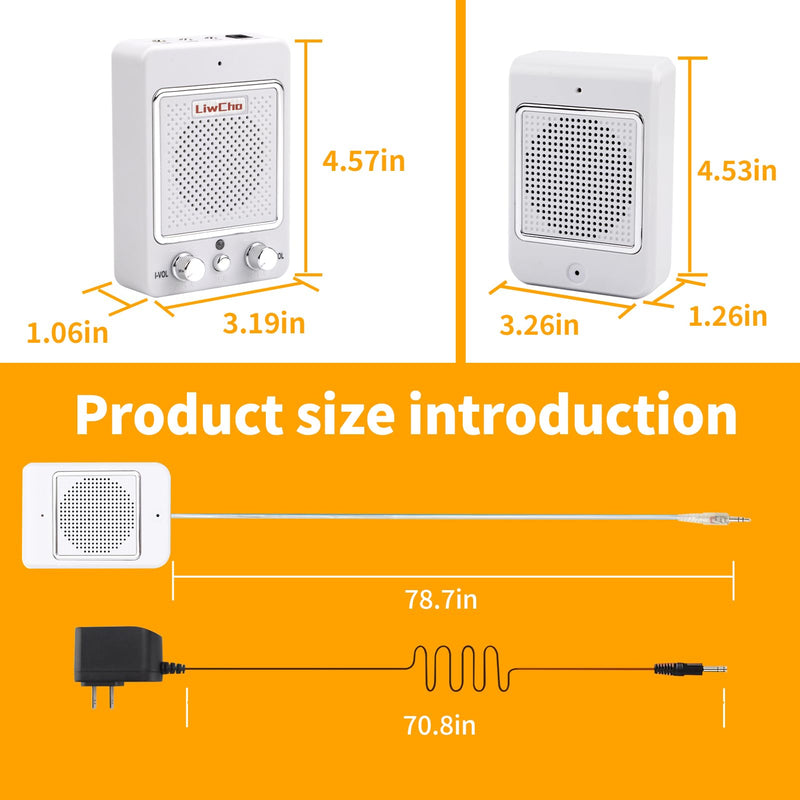 Window Speaker Intercom System,Wired Dual-Way Window Counter Intercom, High Power Speaker for Store,Business,Catering.