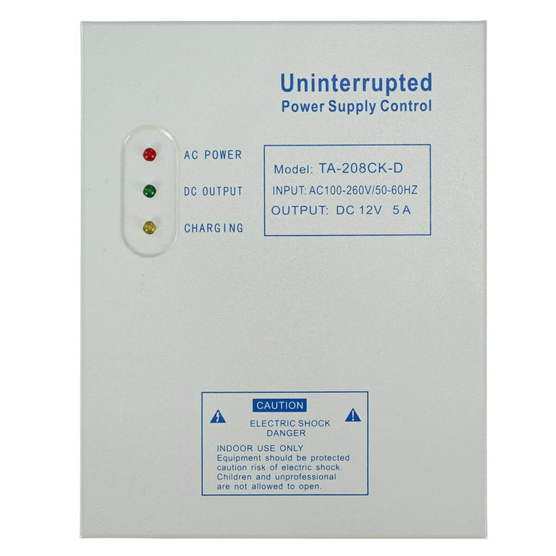 Power Supply Controller for Door Access System Electric Lock Intercom Camera Input 110V-240V AC to Output 12V DC 5A 12V 5A