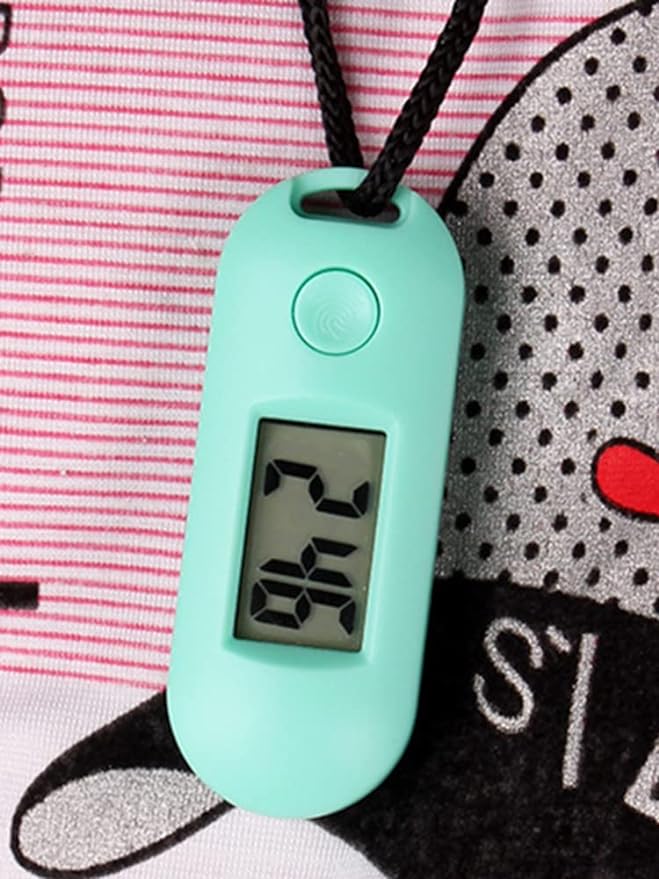 Student Keychain Watch Digital Electronic Watch Quiet Test Pocket Watch Highlight Pocket Watch, white - NewNest Australia