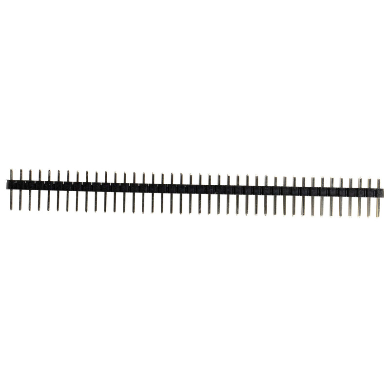 10pcs Break Away Strip Headers 1x40 40 Pin Headers Male 2.54mm Single Row Straight Needle Connector (11mm)