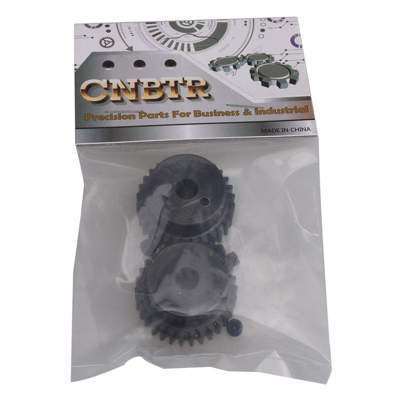 CNBTR 30 Motor Metal Gear Wheel 6mm Hole Diameter Modulus 1 Steel Gear Pack of 2