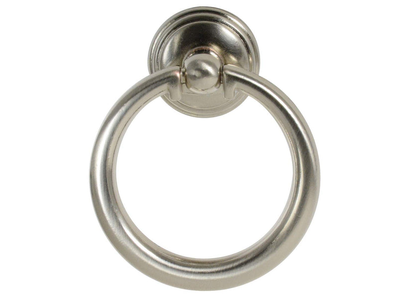 CKP Brand #76-02 Origins Collection 2 in. (51mm) Furniture Ring Pull, Brushed Nickel - 10 Pack
