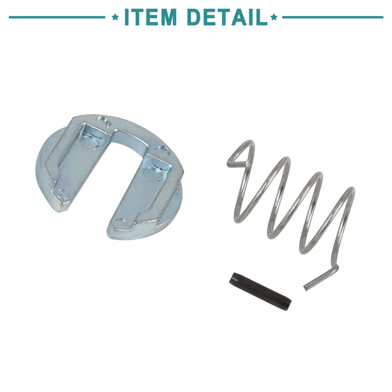 ACROPIX Door Lock Cylinder Repair Kit Fit for BMW X3 - Pack of 2 Silver Tone