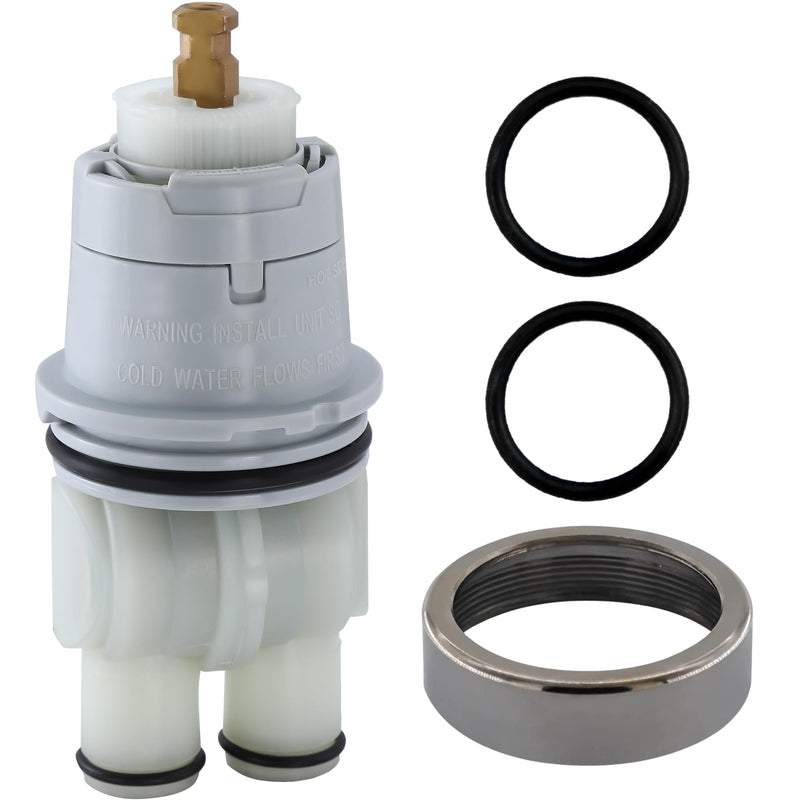RP19804 RP46074 Shower Cartridge Replacement for Delta 1300/1400 Series 13/14 Series, Compatible with Delta Monitor MultiChoice Rough-in Valve, Include RP22734 (RP46074+Bonnet Nut) RP46074+Bonnet Nut