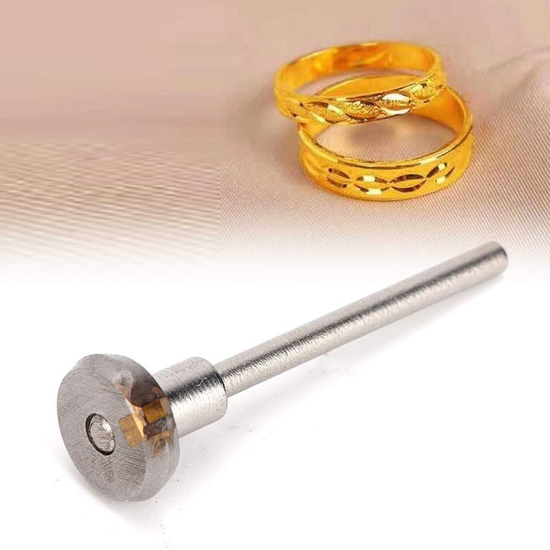 SYH&AQYE Diamond Cut Flywheel Shank, 3.5cm/1.4in Diamond Cutting Tool, Durable Jewelry Cutting Engraving Making Accessory for Jewelry Cutting Engraving (120degree) 120degree