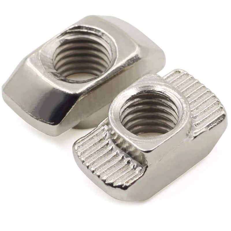 30 Pcs 3030 Series M5 T Nuts, T Slot Nut Hammer Head Fastener Nut, Nickel Plated Carbon Steel Nut for European Aluminum Profile,Drop in T Slot Nuts Assortment Kit(30-M5) 30-M5(30 Pcs）