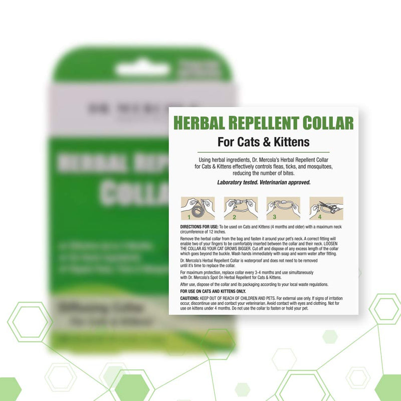 [Australia] - Dr. Mercola Herbal Repellent Collar for Cats & Kittens 