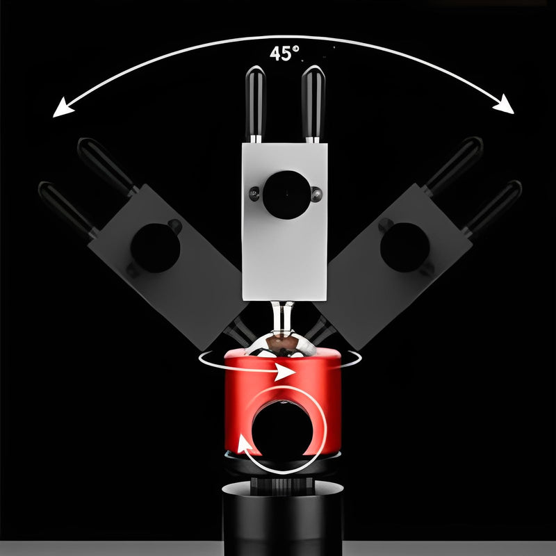 LICAEVEY Tabletop Vise Mini Vice with Spherical Rotating Base, Handheld Adjustable Small Bench Vice Clamp for Model Painting Crafts Jewelry Making
