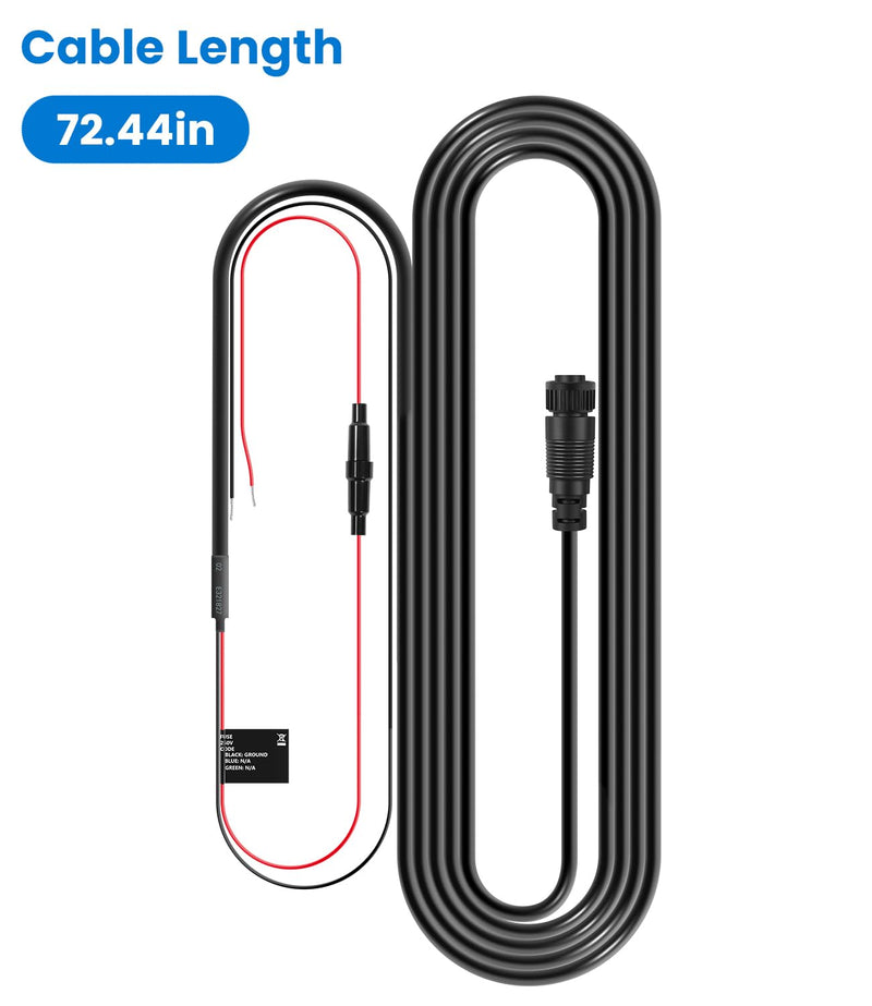 010-10553-00 Marine Power Cable Compatible with Garmin GMS 10 Network Port Expander, 6ft 7-Pin Heavy Duty Power Cord Replacement for Garmin Marine Network System