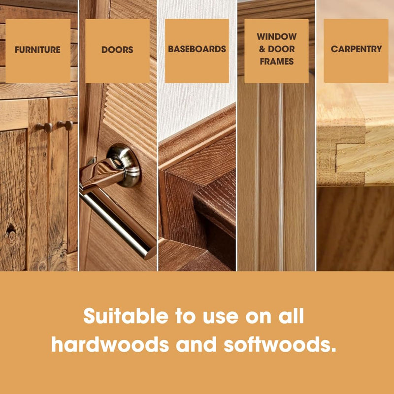 Furniture Clinic Wood Varnish |Polyurethane Waterproof Coating | Water Based Clear Coat | Wood Sealer for Indoor & Outdoor Furniture (Matte, 8.5oz / 250ml) Matte 250ml / 8.5 Oz