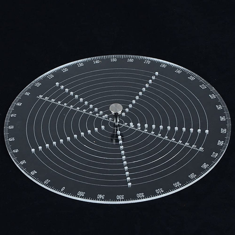 8" Round Center Finder Compass Drawing Maker, Wood Turning Lathe Tools Accessories Woodworking Circle Tool